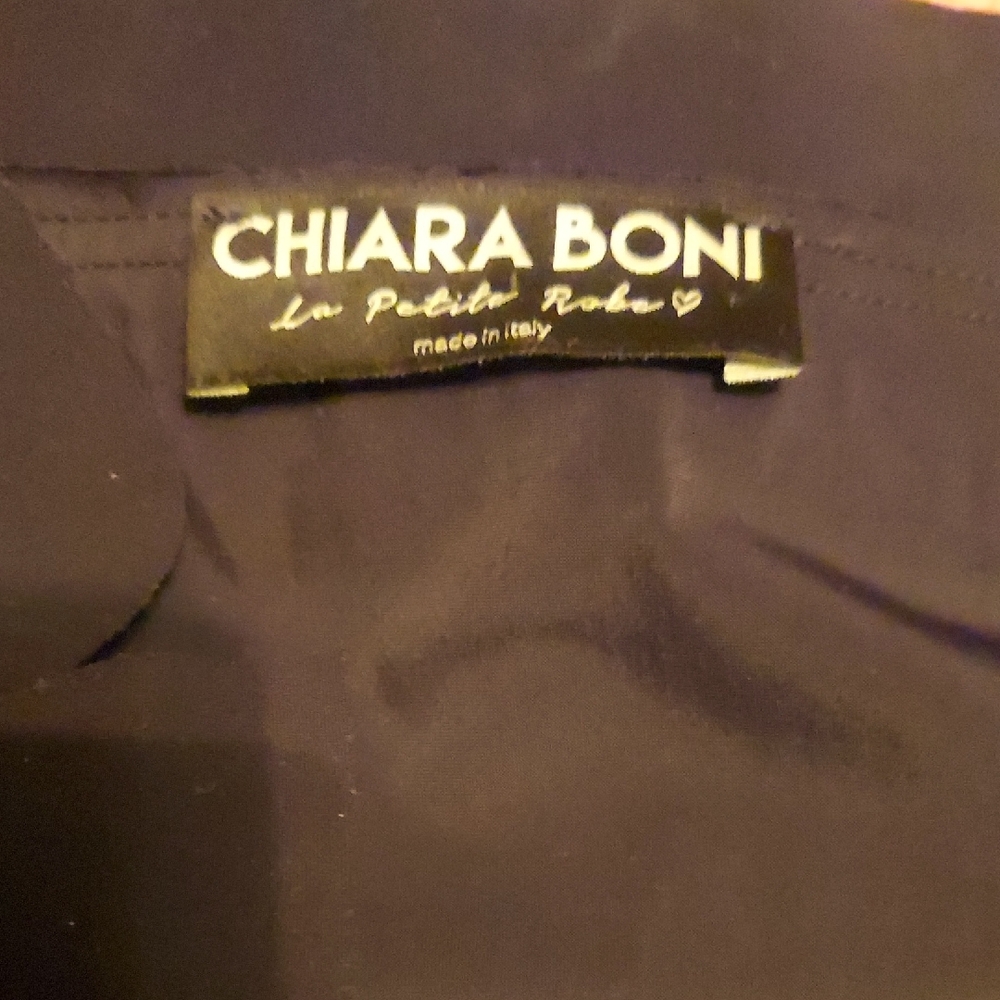 Chiara Boni Elegant Black Dress. Made In Italy.